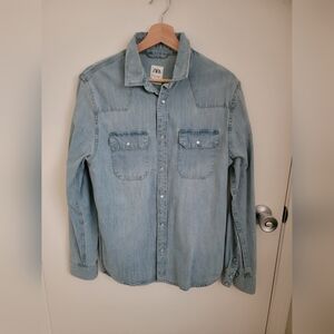 Mens zara Jean shirt size medium